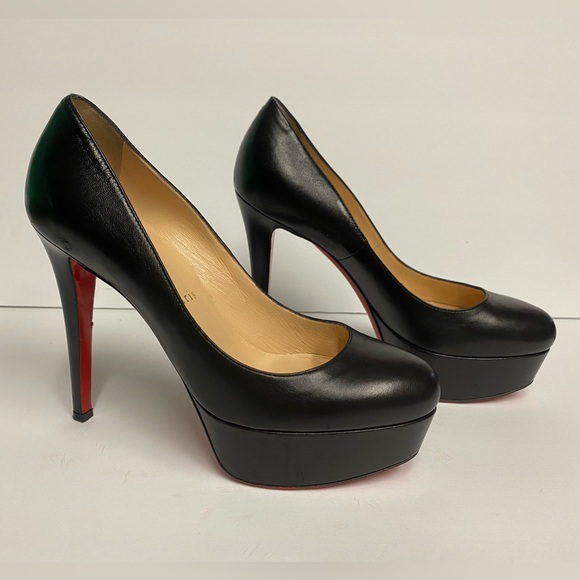 Christian Louboutin leather classic pumps heels black 36